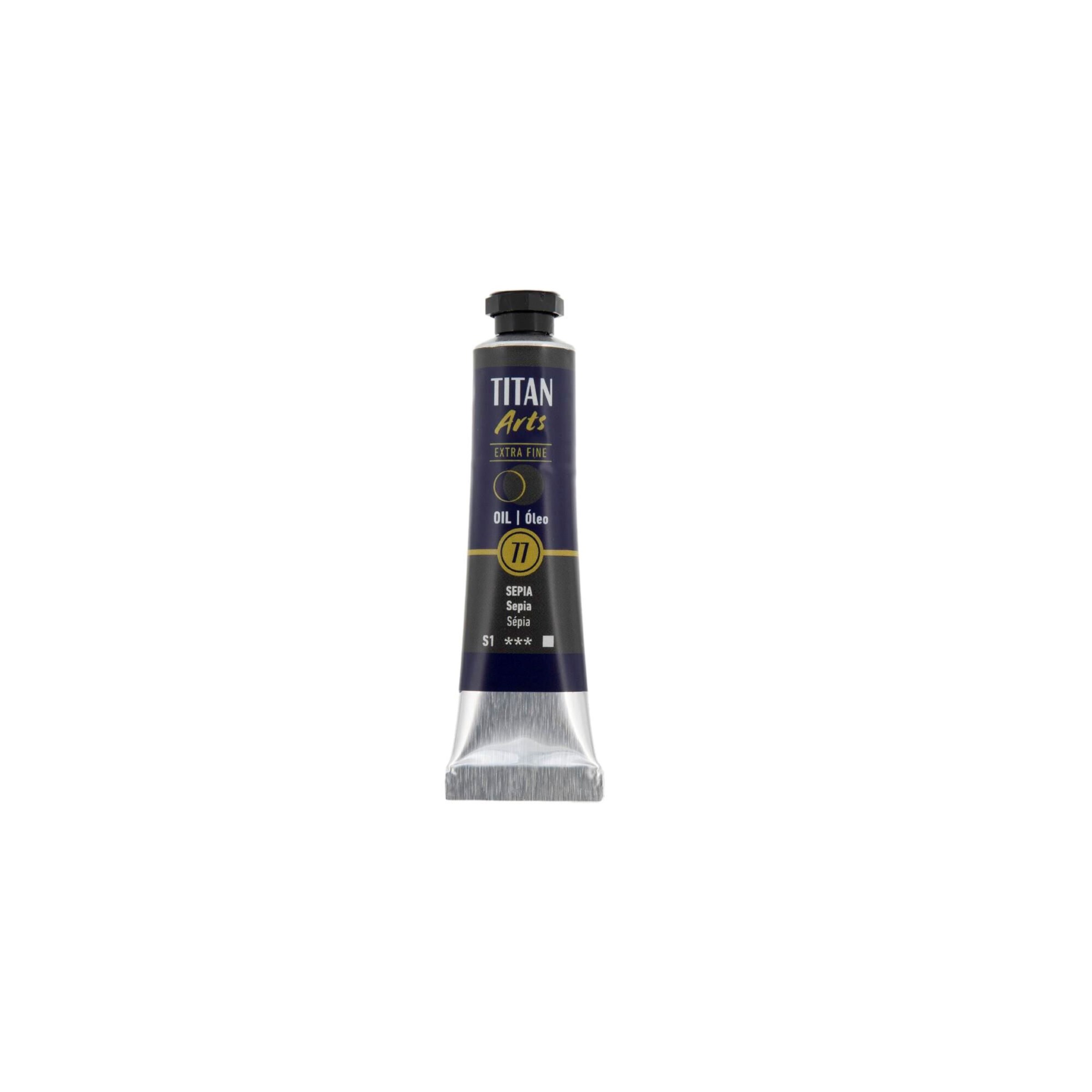 Óleo extra fino titan tubo 20 ml (77) sepia