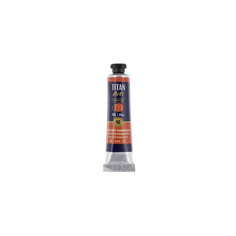 Óleo Extra Fino Titan tubo 20 ml (98) Tierra Rosa Transparente
