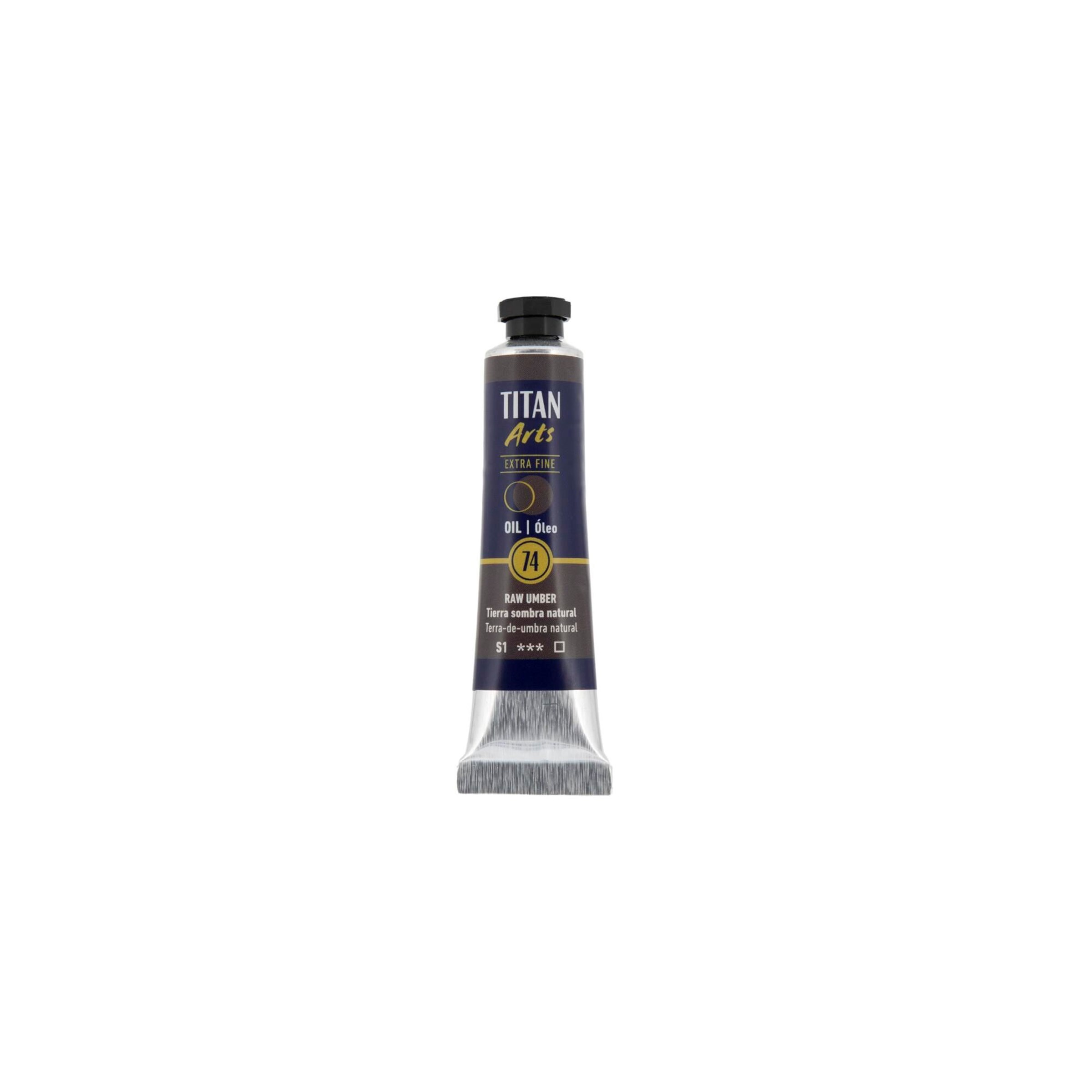 Óleo extra fino titan tubo 20 ml (74) tierra sombra natural