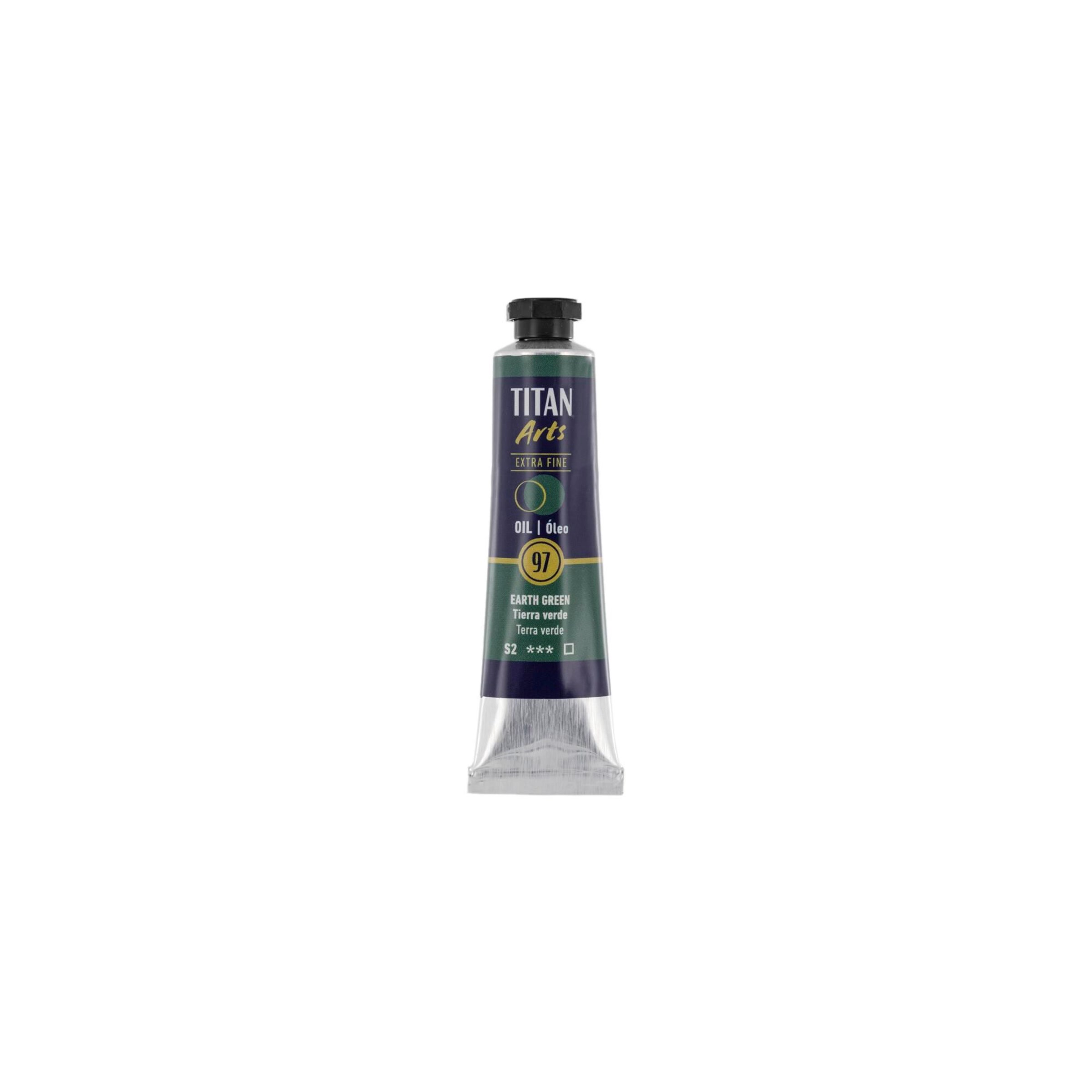 Óleo extra fino titan tubo 20 ml (97) tierra verde