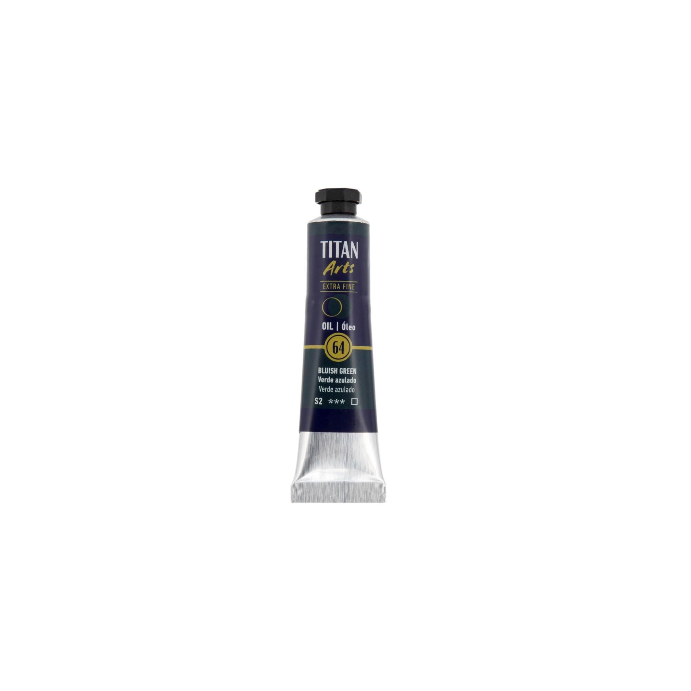 Óleo extra fino titan tubo 20 ml (64) verde azulado
