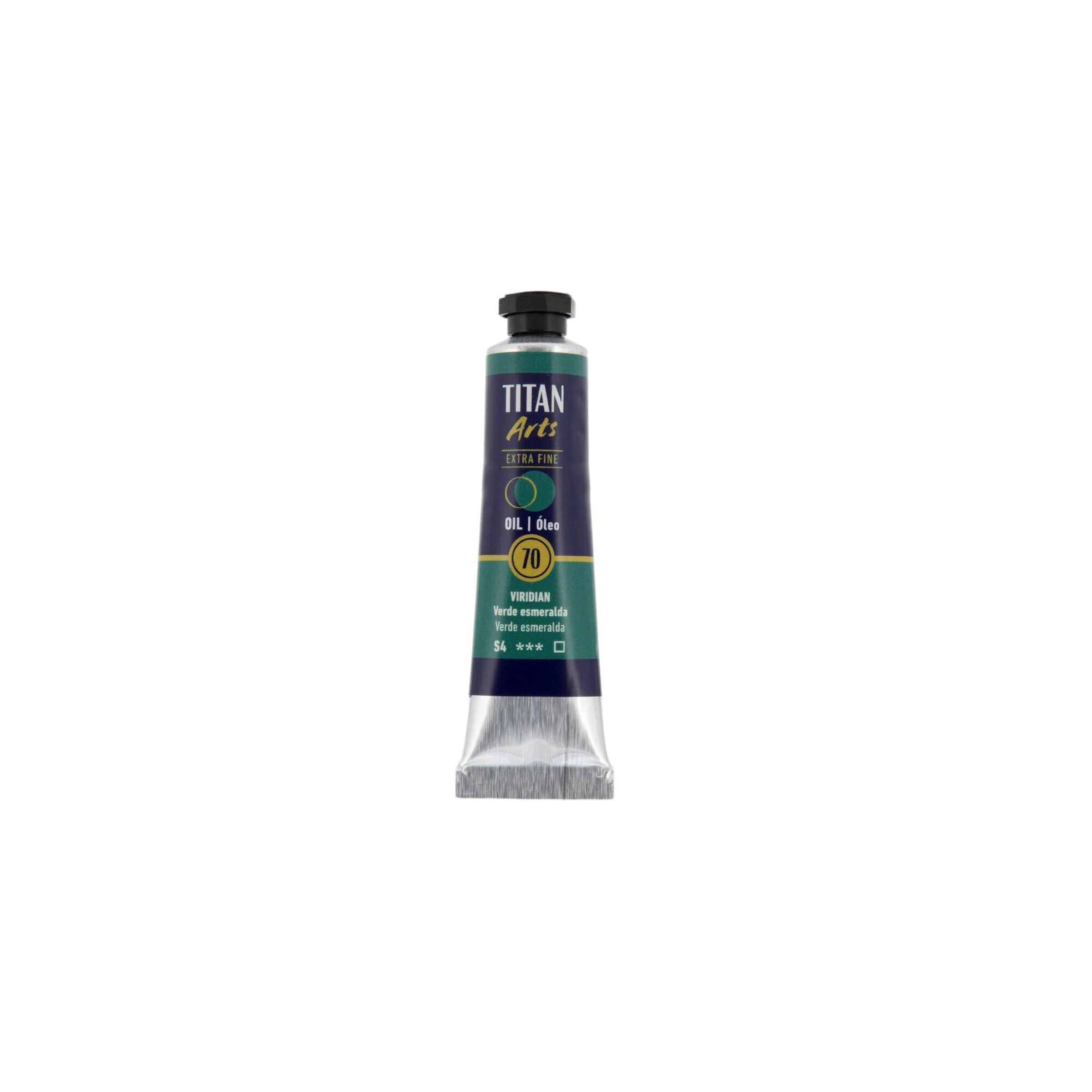 Óleo extra fino titan tubo 20 ml (70) verde esmeralda