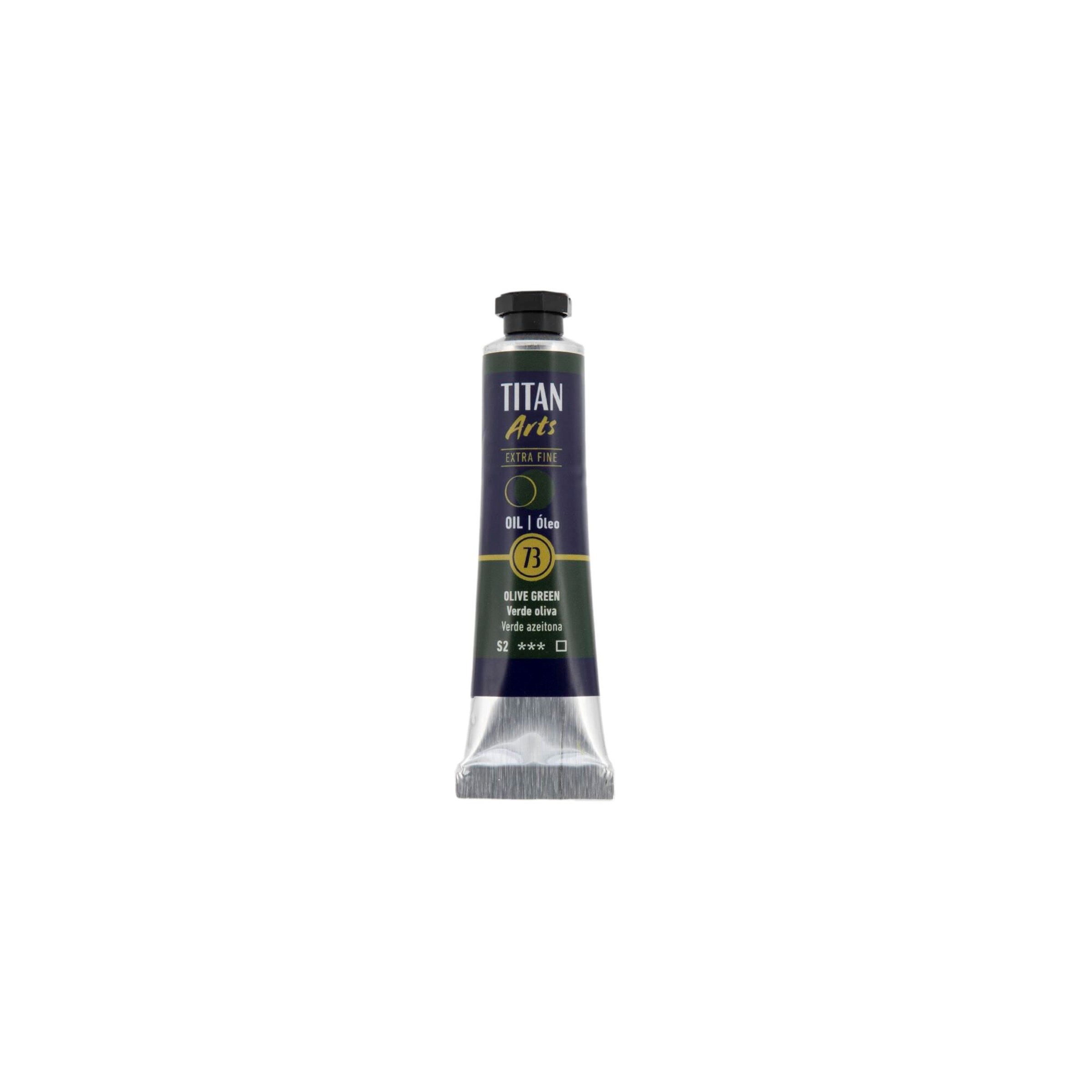 Óleo extra fino titan tubo 20 ml (73) verde oliva