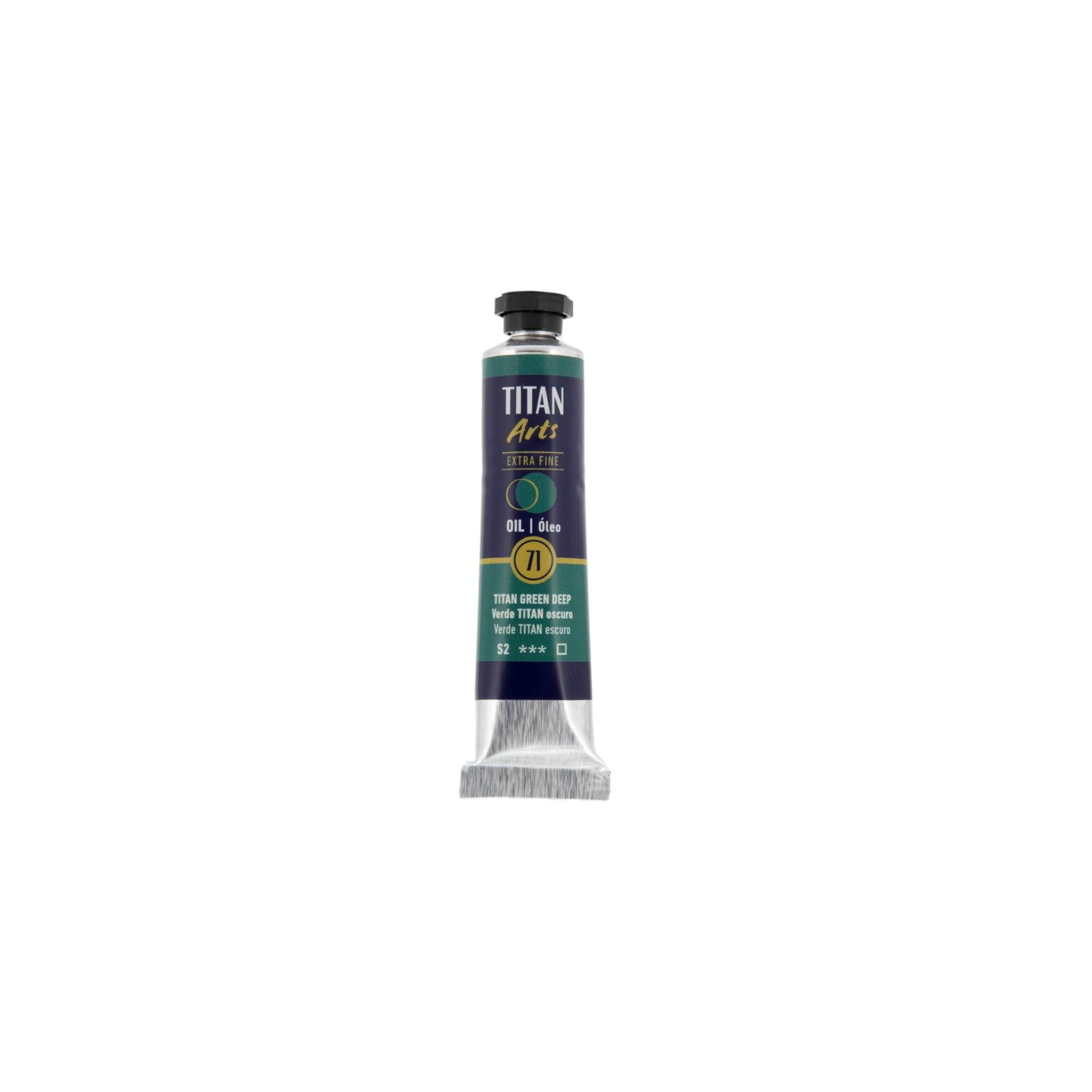 Óleo extra fino titan tubo 20 ml (71) verde titan oscuro