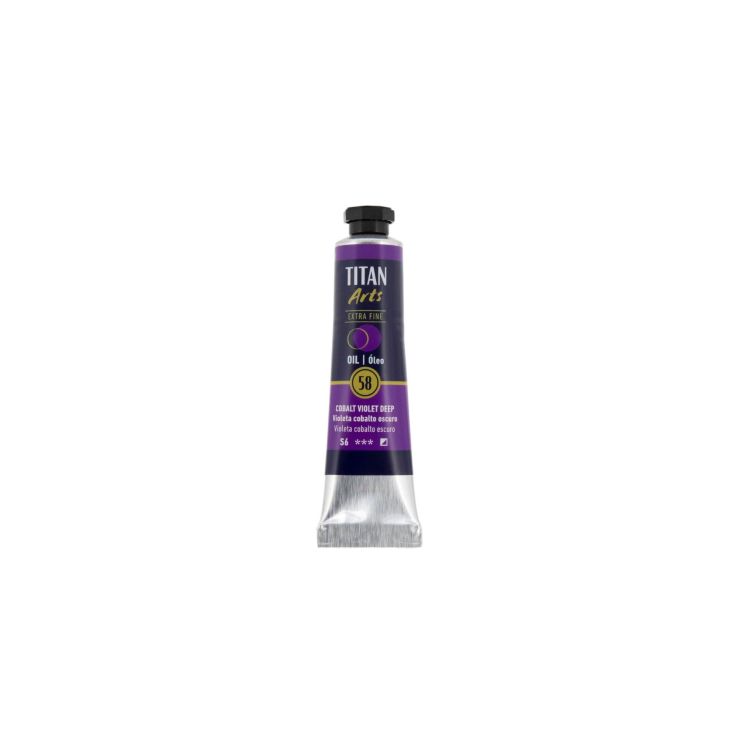Óleo Extra Fino Titan tubo 20 ml (58) Violeta Cobalto Oscuro