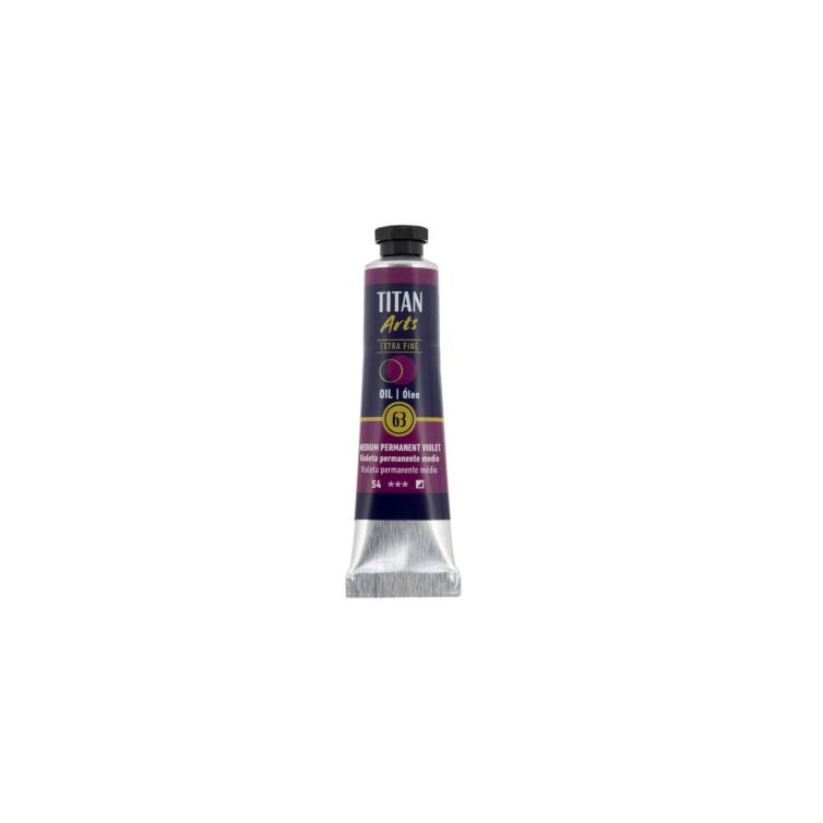 Óleo Extra Fino Titan tubo 20 ml (63) Violeta Permanente Medio