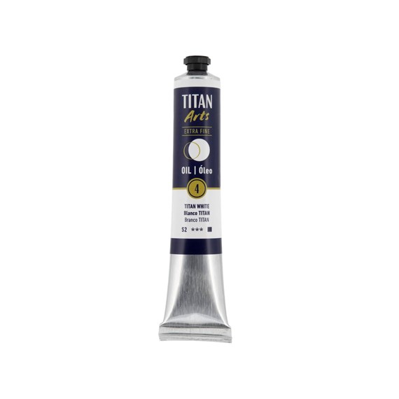 Óleo extra fino titan tubo 60 ml (04) blanco titan