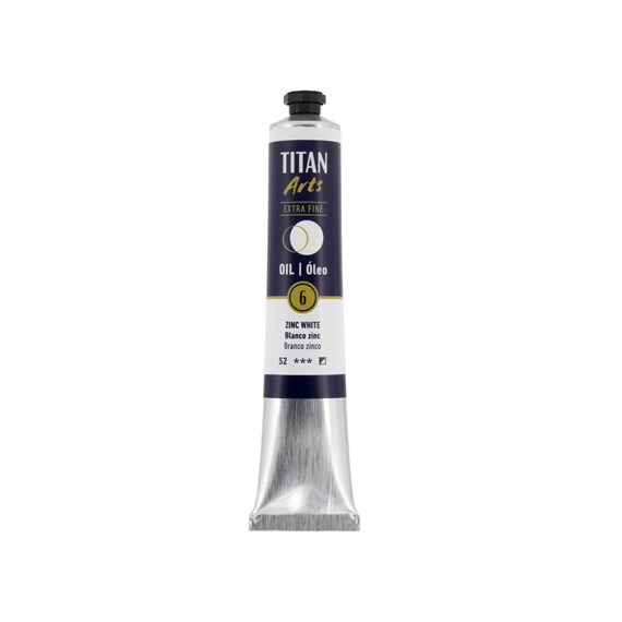 Óleo extra fino titan tubo 60 ml (06) blanco zinc