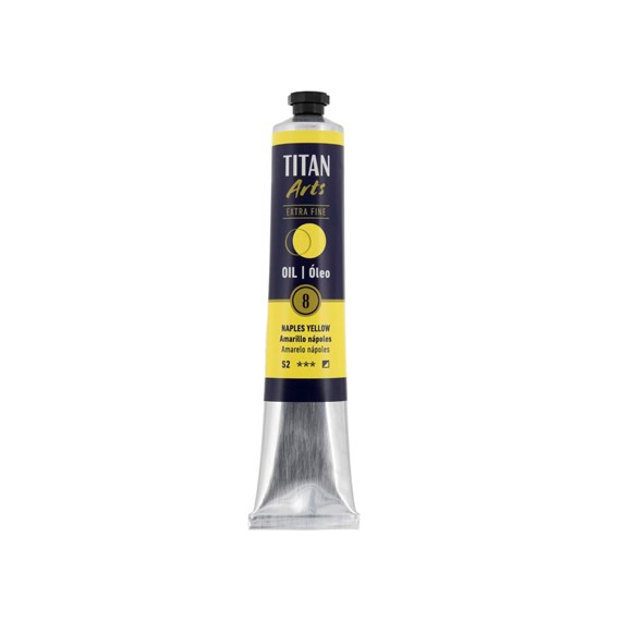 Óleo extra fino titan tubo 60 ml (08) amarillo nápoles