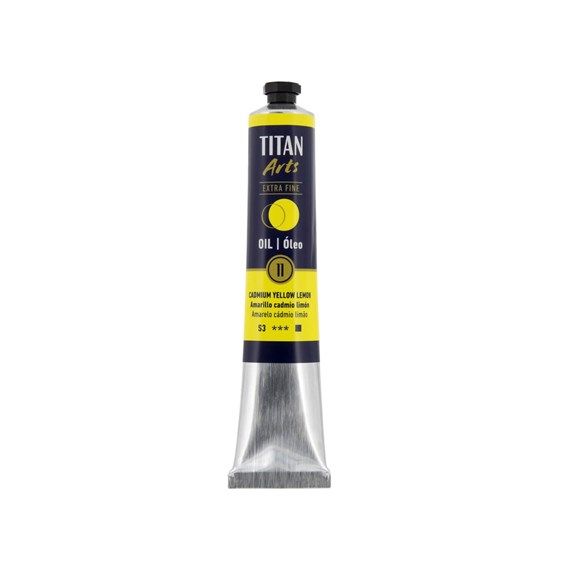 Óleo extra fino titan tubo 60 ml (11) amarillo cadmio limón