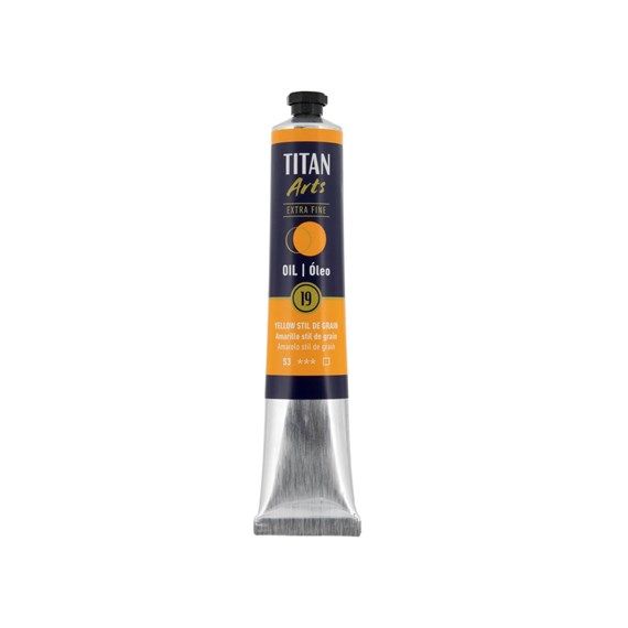 Óleo extra fino titan tubo 60 ml (19) amarillo stil de grain