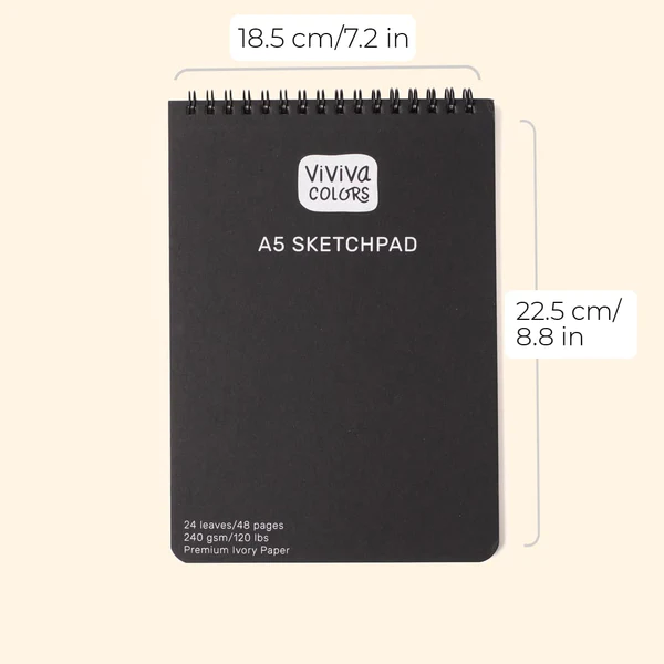 kit de acuarela de viaje viviva a5