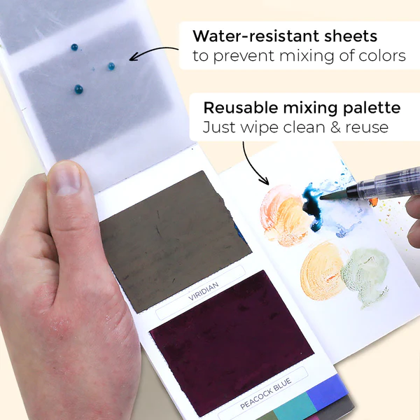 kit de acuarela de viaje viviva a5