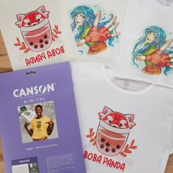 Papel Canson® Transfer para Tela – Blanca o Colores Claros Art.-Nr. C204567480