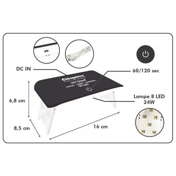lámpara uv led para resina art. nr. lcc30 lamp