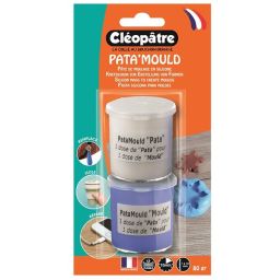 pasta de silicona cléopâtre para hacer moldes 2x40gr art. nr. bllcc22 80