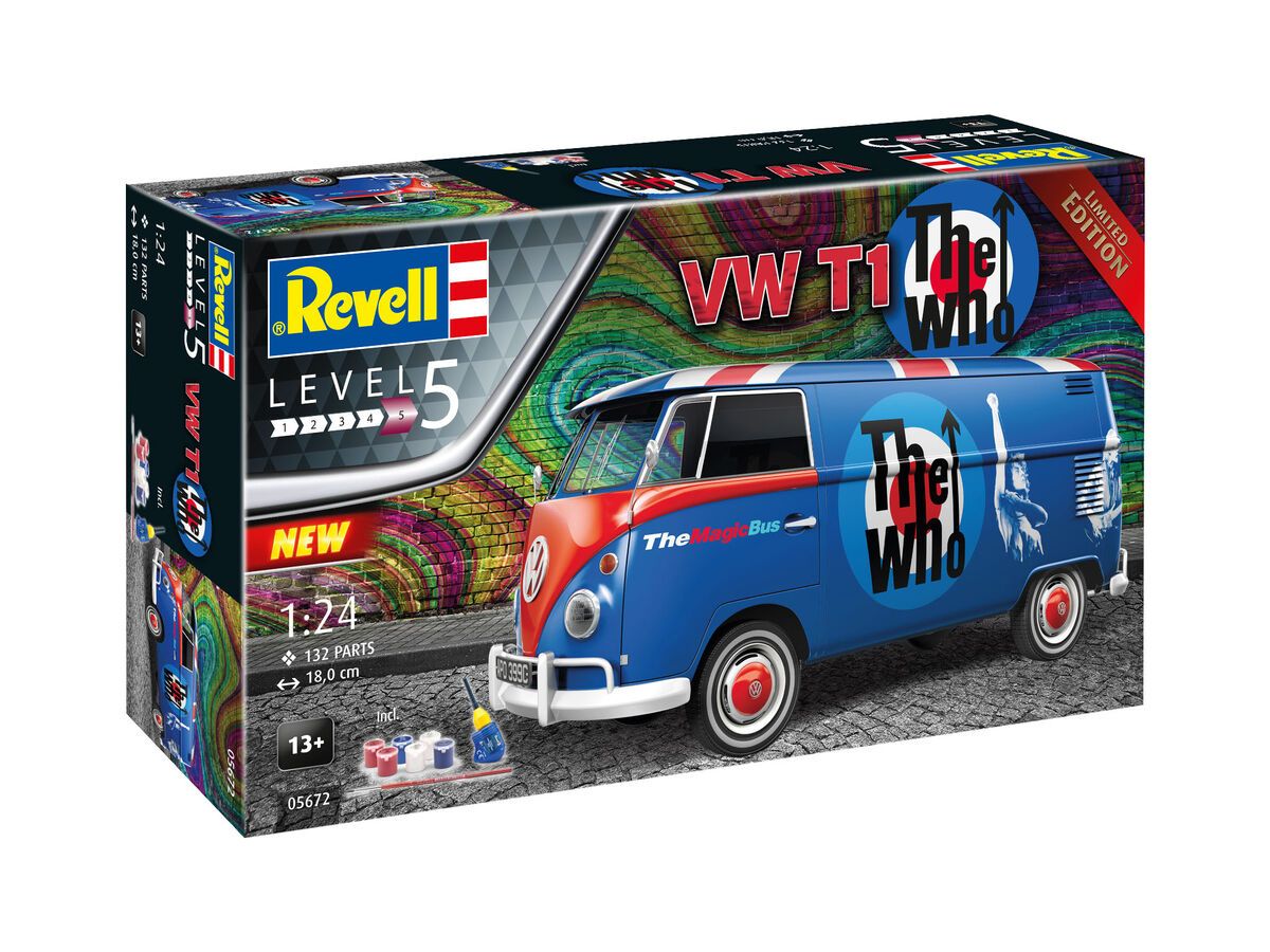 1:24 vw t1 "the who" limited edition art. nr. 05672