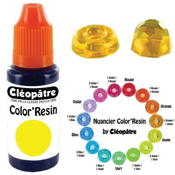 Colorante concentrado transparente para resina – Amarillo Art.-Nr. COL15-8