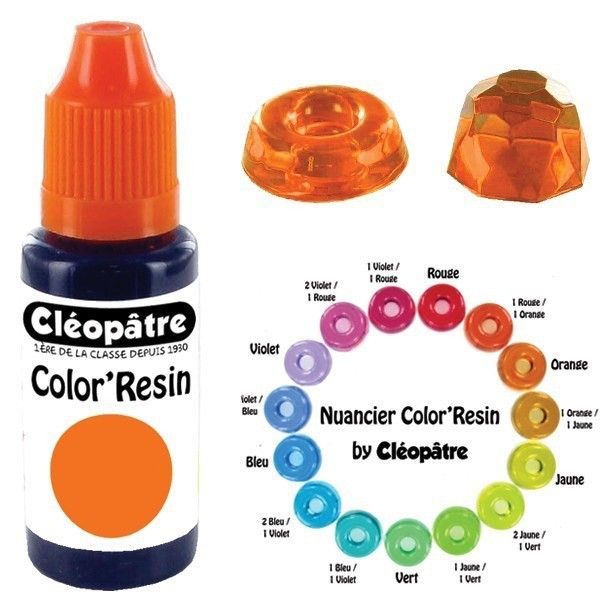 Colorante concentrado transparente para resina – Naranja Art.-Nr. COL15-15