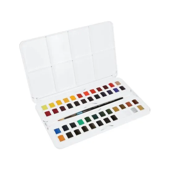 caja acuarela daler rowney aquafine 48 colores art. nr. d 131 900 201