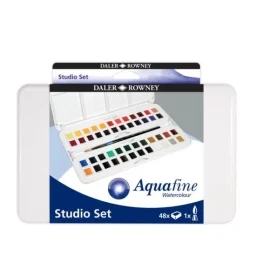 caja acuarela daler rowney aquafine 48 colores art. nr. d 131 900 201