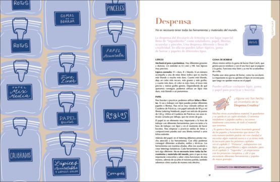 recetario de lettering art. nr. 203482