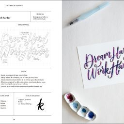 recetario de lettering art. nr. 203482