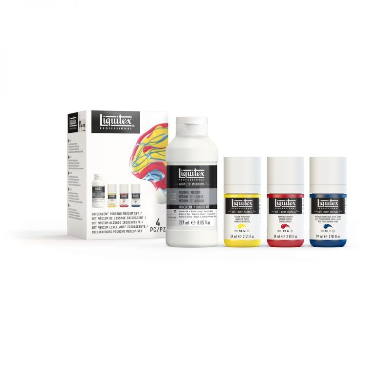 Liquitex Iridescent Pouring Medium Set Art.-Nr. 3699381