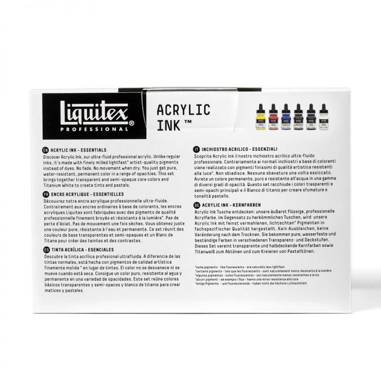 liquitex set tinta acrílica esenciales art. nr. 3699314