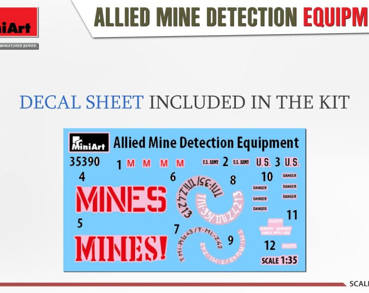 1:35 Equipo Aliado de detección de minas Art.-Nr. 35390