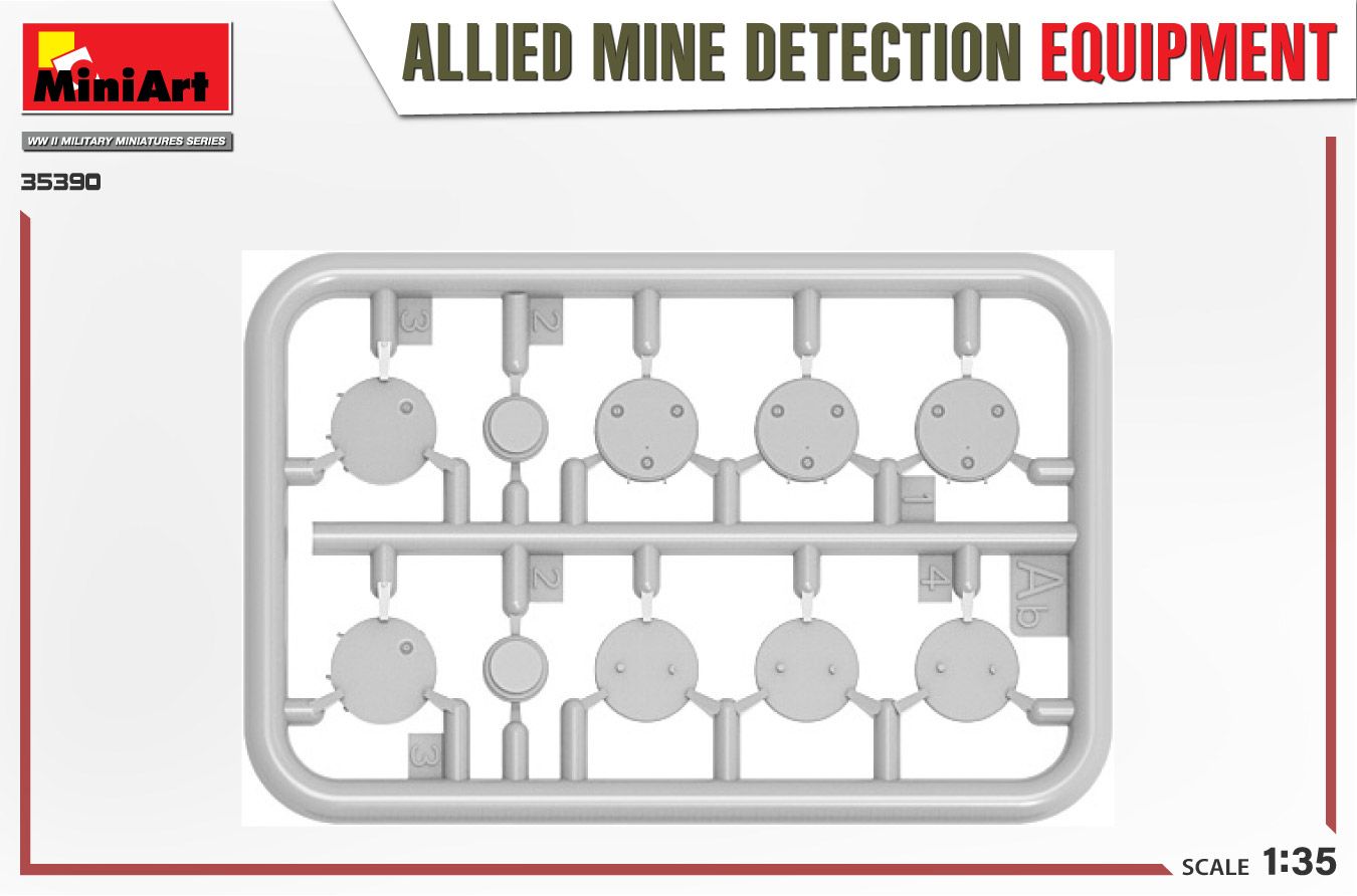 1:35 allied mine detection equipment art. nr. 35390