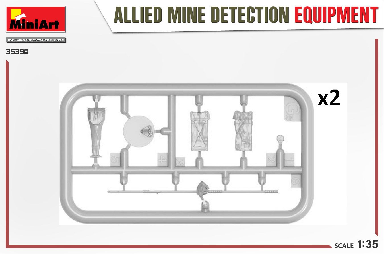 1:35 allied mine detection equipment art. nr. 35390