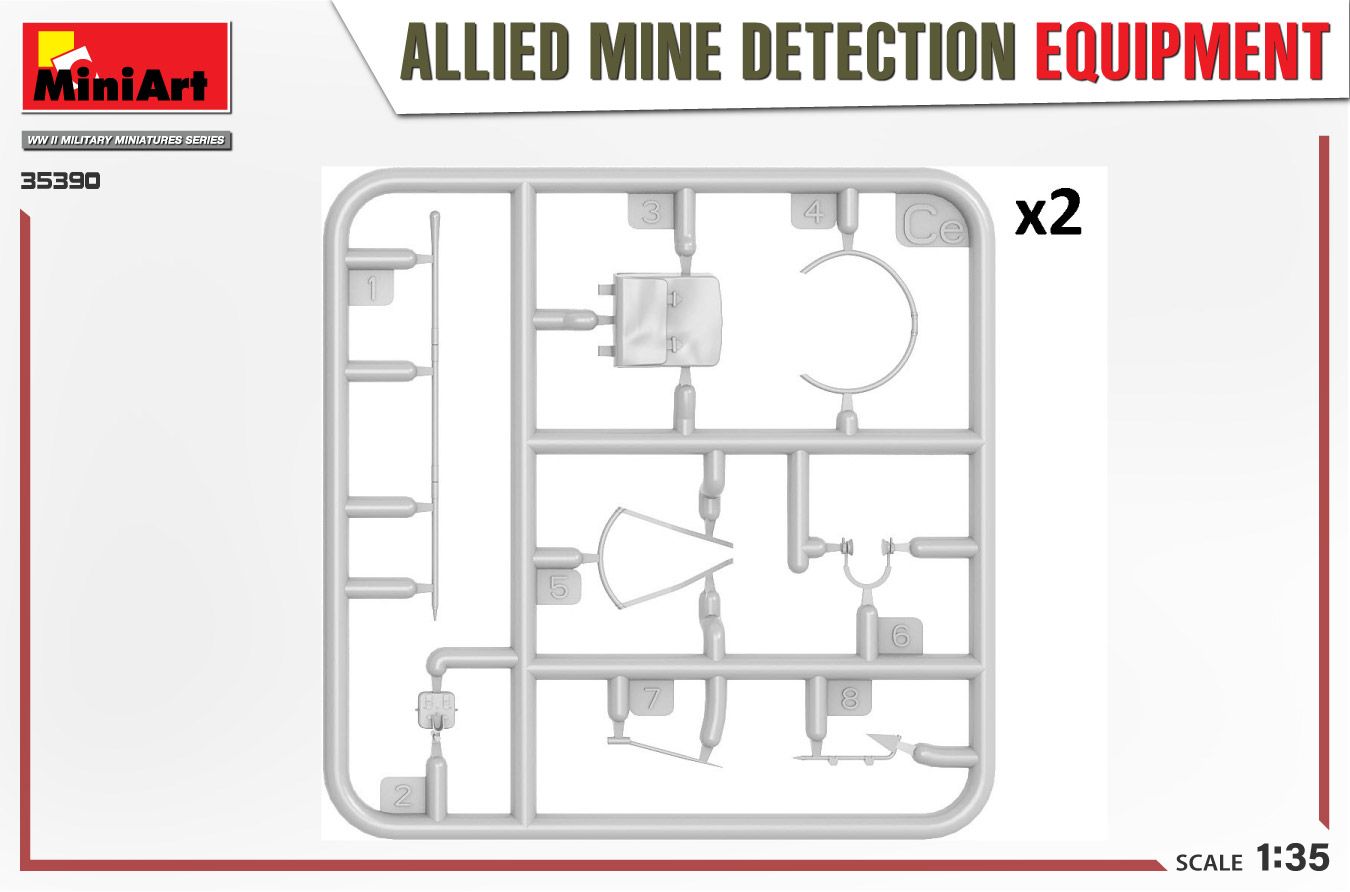 1:35 allied mine detection equipment art. nr. 35390