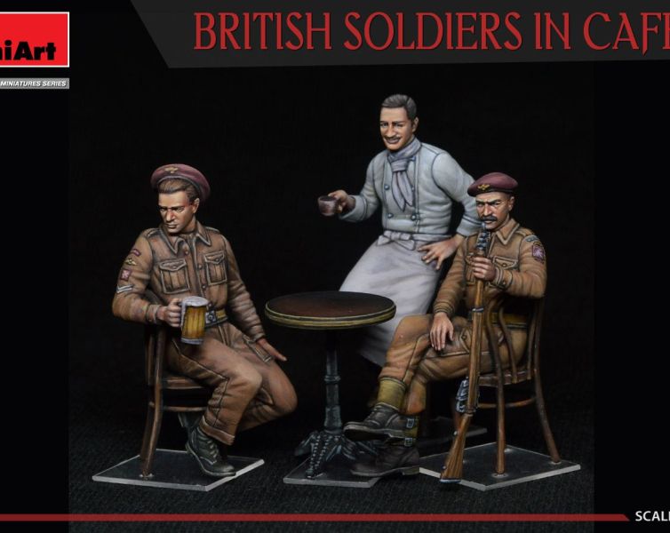 1:35 British Soldiers in Cafe Art.-Nr. 35392