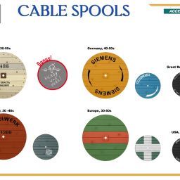 1:48 cable spools art. nr. 49008