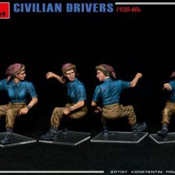 1:35 civilian drivers 1930 40s art. nr. 38050