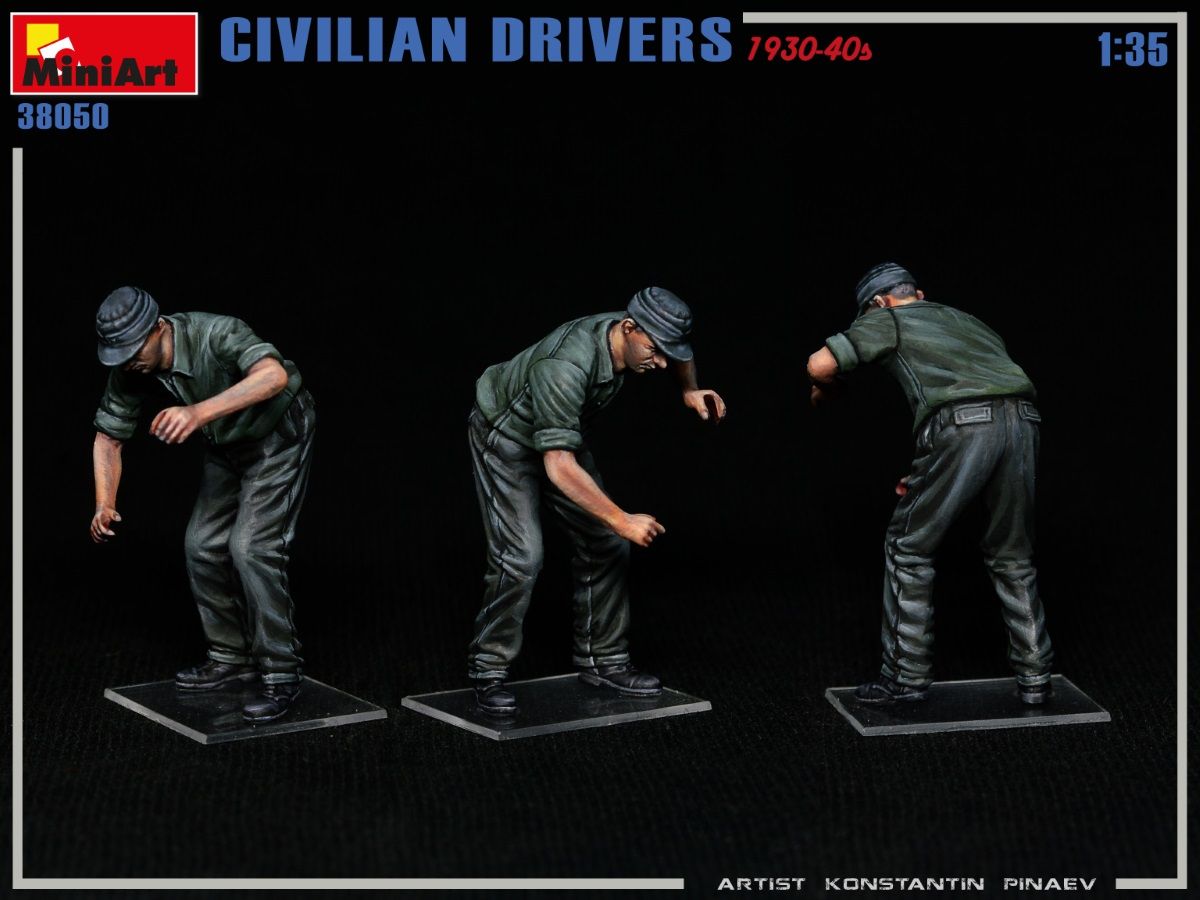 1:35 civilian drivers 1930 40s art. nr. 38050