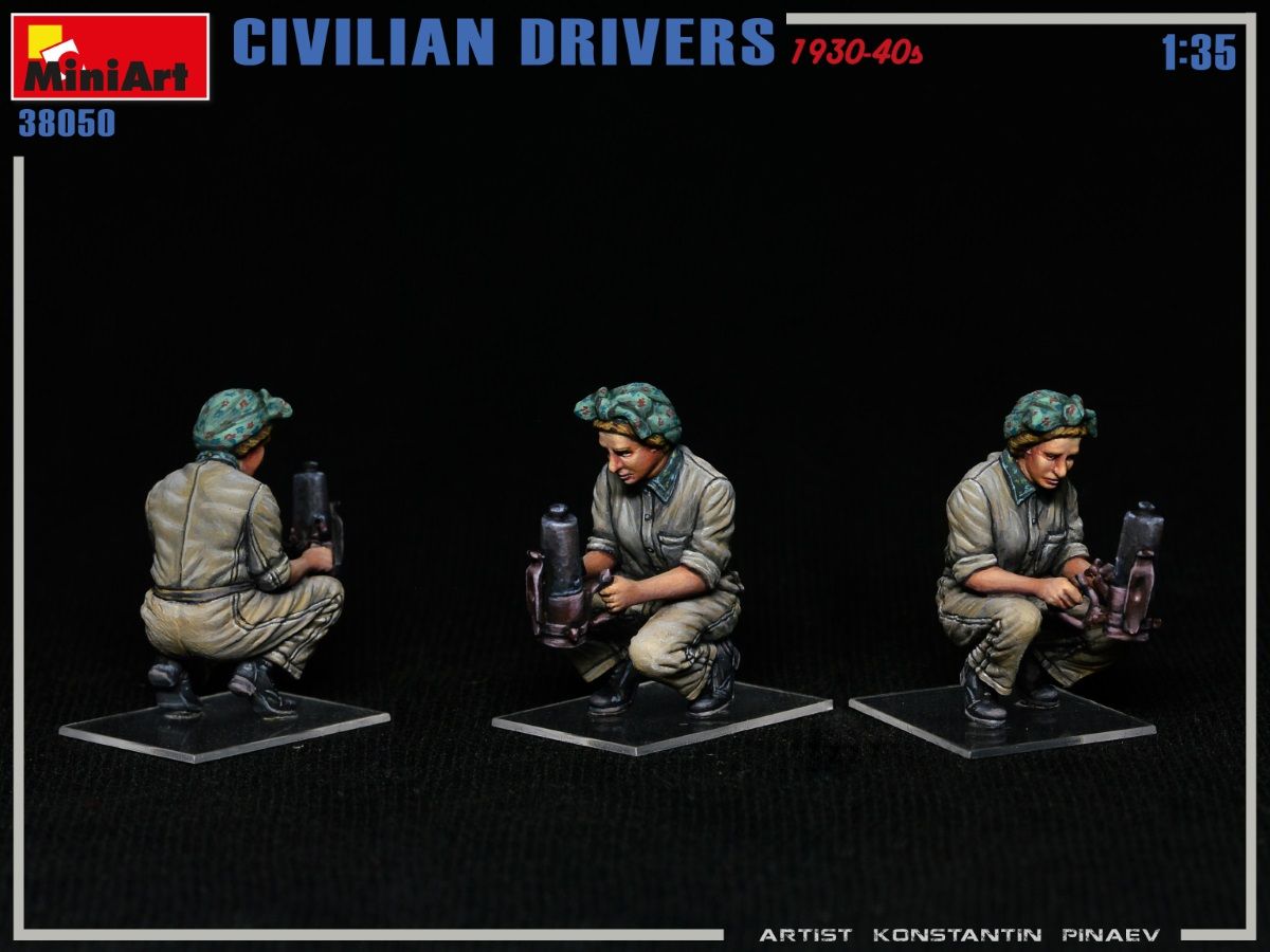 1:35 civilian drivers 1930 40s art. nr. 38050