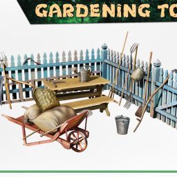 1:35 gardening tools art. nr. 35641