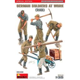 1:35 german soldiers at work (rad) special edition art. nr. 35408