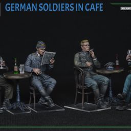 1:35 german soldiers in cafe art. nr. 35396