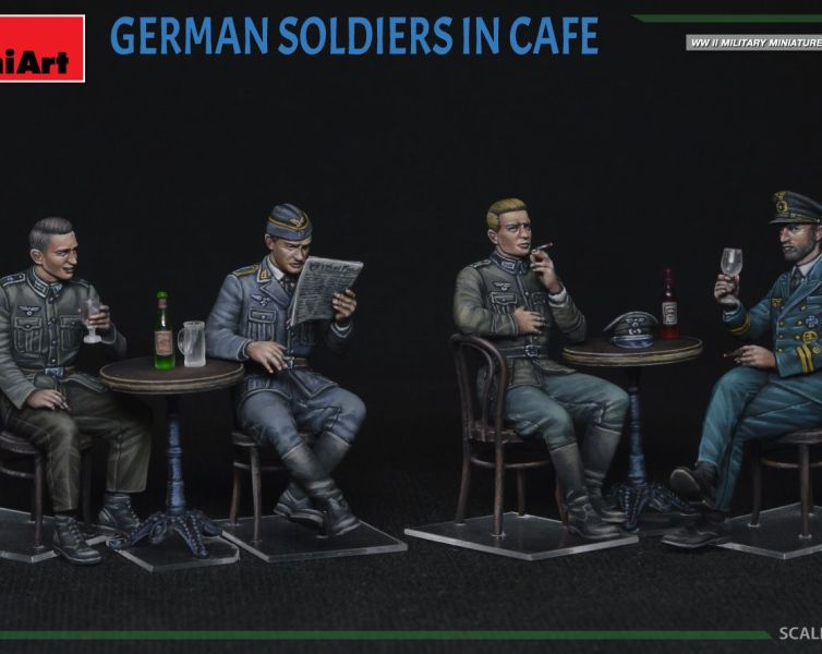 1:35 German Soldiers in Cafe Art.-Nr. 35396