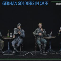 1:35 german soldiers in cafe art. nr. 35396