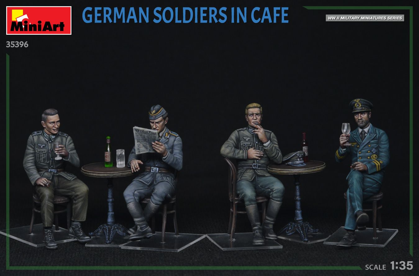 1:35 german soldiers in cafe art. nr. 35396