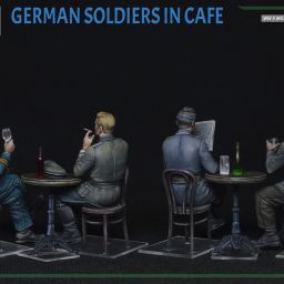 1:35 german soldiers in cafe art. nr. 35396