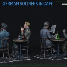1:35 german soldiers in cafe art. nr. 35396
