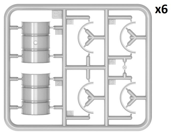 1:35 german soldiers with fuel drums special edition art. nr. 35366