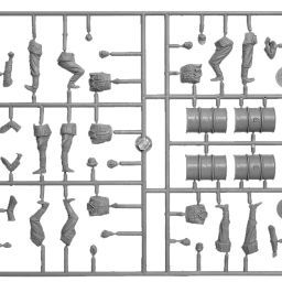 1:35 german soldiers with fuel drums special edition art. nr. 35366