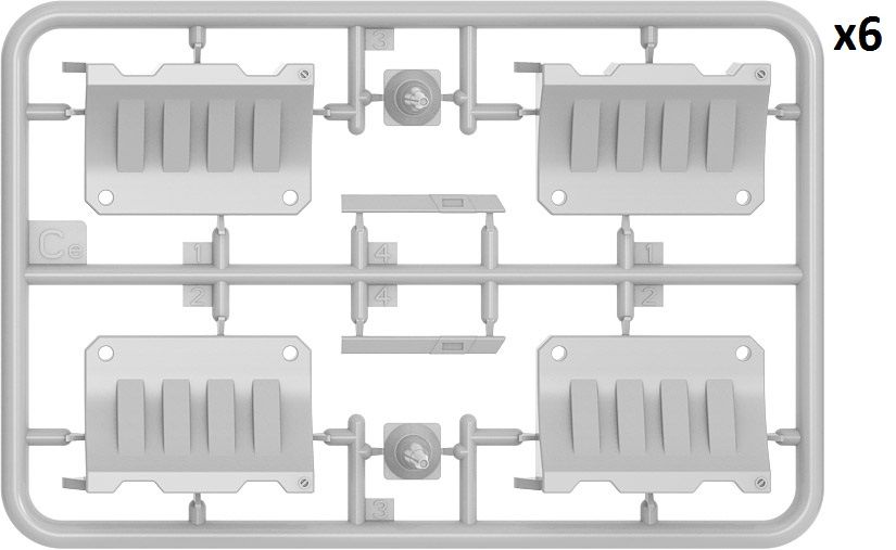 1:35 plastic barrier set art. nr. 35634