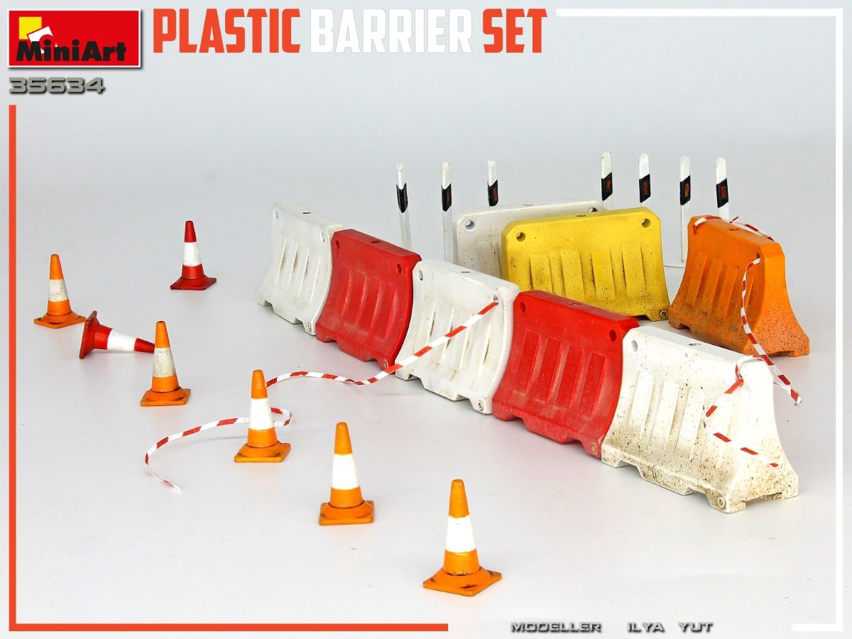 1:35 plastic barrier set art. nr. 35634